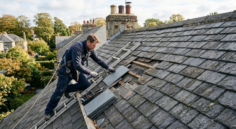 Slate Shingle Replacement in Lusby, MD