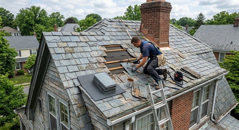 Slate Shingles Repair in Prince Frederick, MD