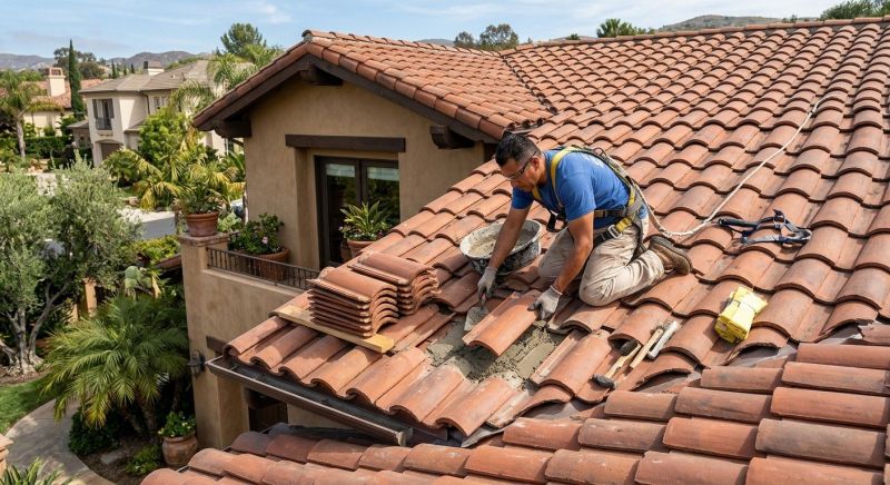 Spanish Tile Roof Repair in Lusby, MD