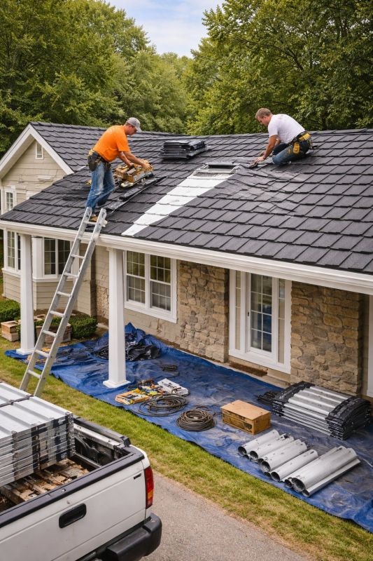 Steel Roof Installation in Lusby, MD