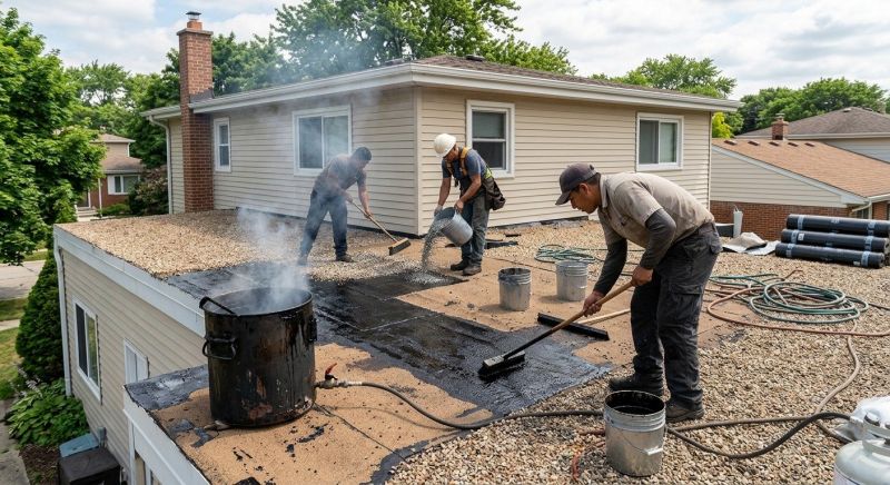Tar And Gravel Roof Repair in Hollywood, MD