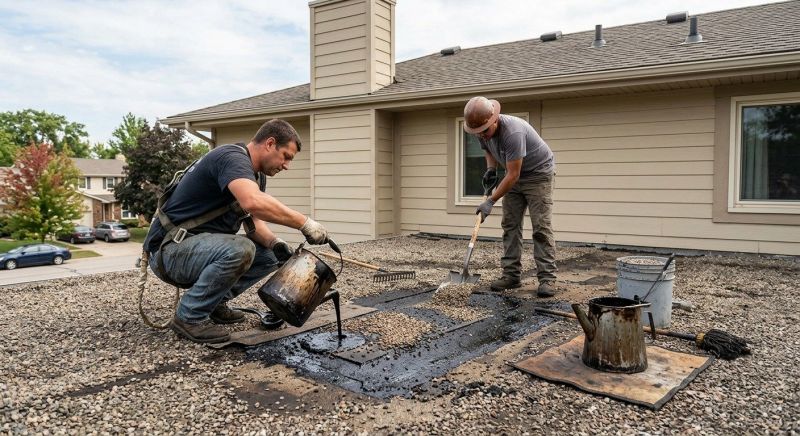 Tar And Gravel Roof Repair in Lusby, MD