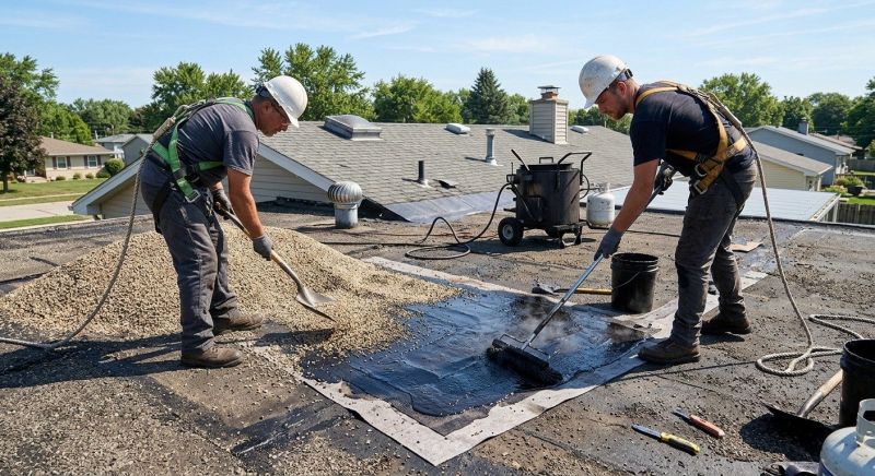 Tar And Gravel Roof Repair in Vienna, MD
