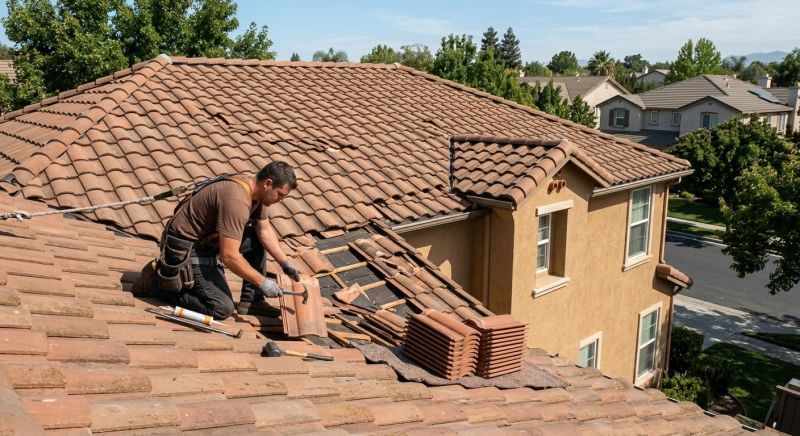 Tile Roof Repair in Hollywood, MD