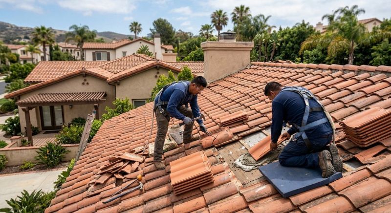 Tile Roof Repair in Huntingtown, MD