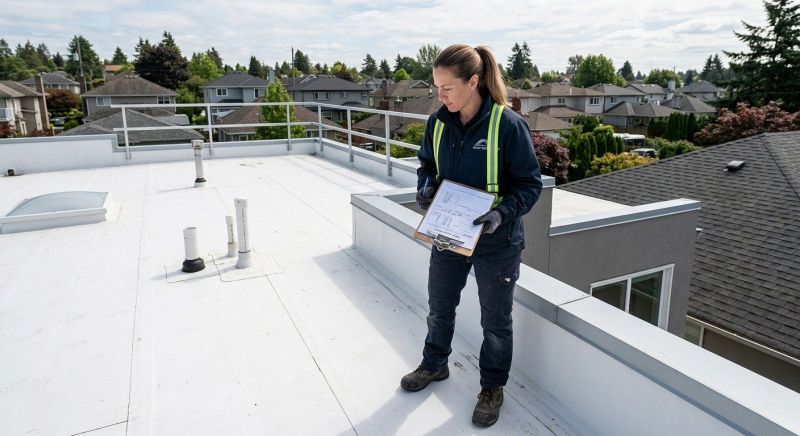 Tpo Roof Inspection in Lusby, MD