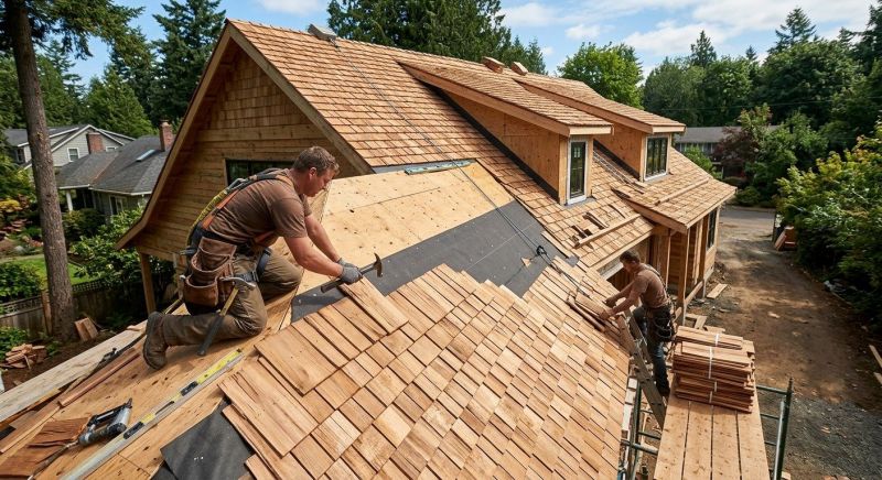 Wood Roofing Installation in Hollywood, MD