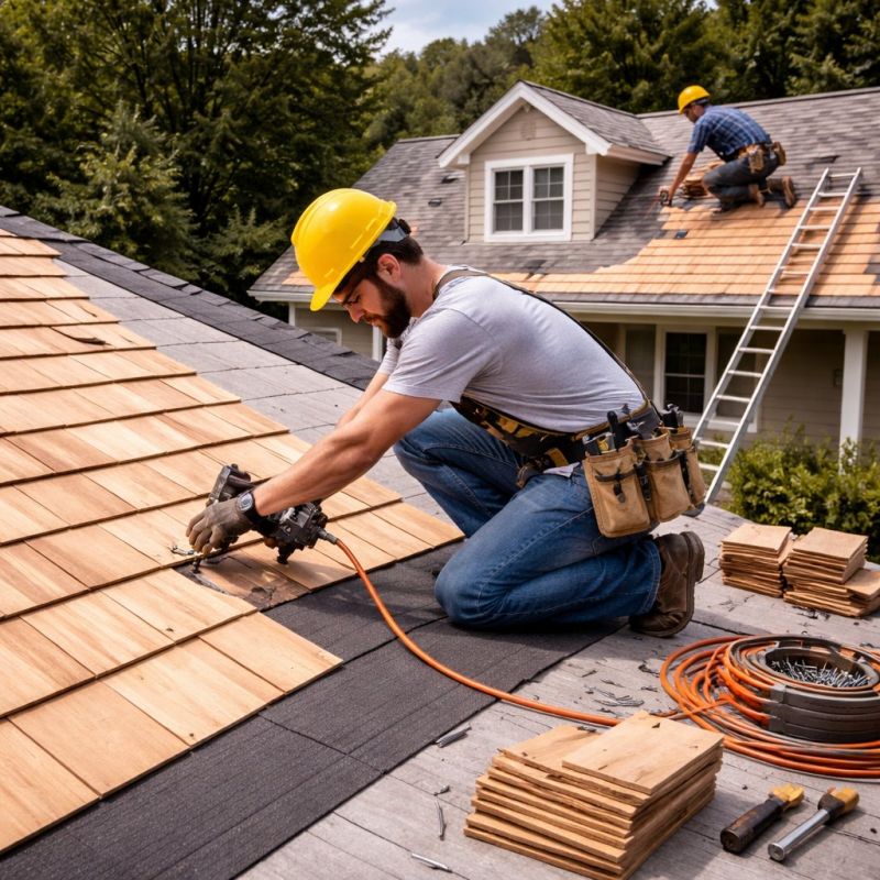 Wood Roofing Installation in Lexington Park, MD
