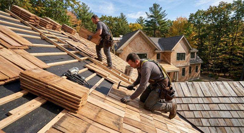 Wood Roofing Installation in Lusby, MD
