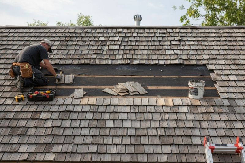 Wood Shake Roof Repair in Great Mills, MD