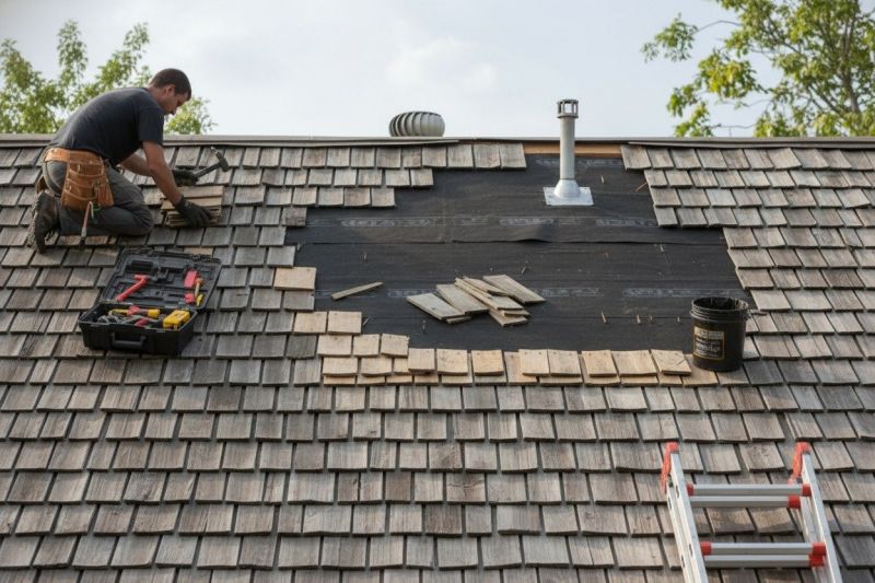 Wood Shake Roof Repair in Huntingtown, MD