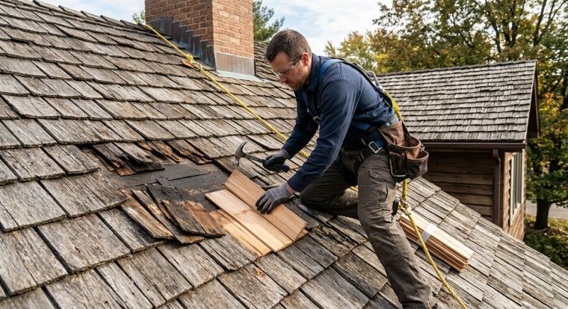 Wood Shake Roof Repair in Huntingtown, MD