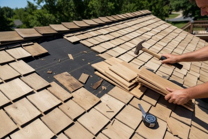 Wood Shake Roof Repair in Saint Leonard, MD