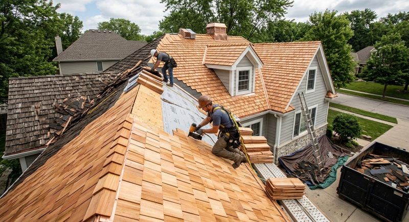Wood Shingle Roof Replacement in Lusby, MD